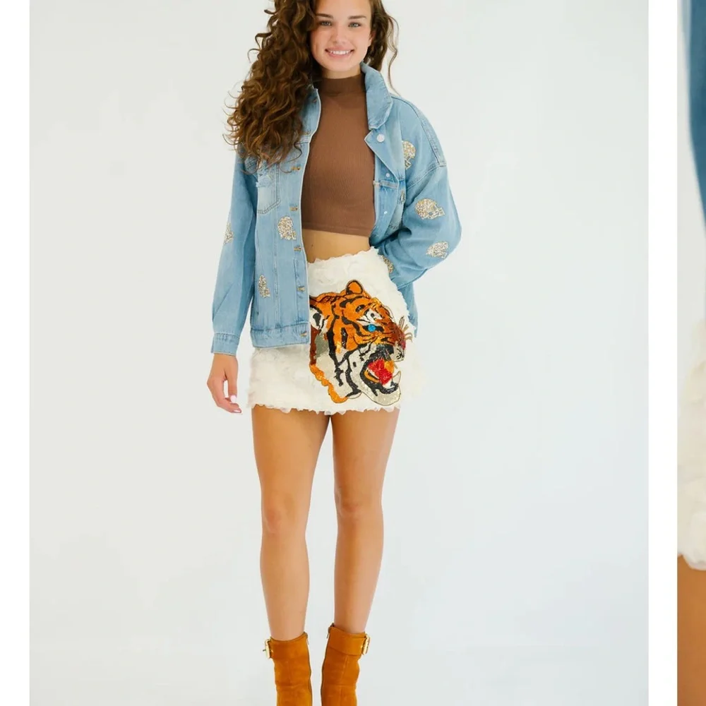 Judith March Tiger skirt - Picture 2 of 4